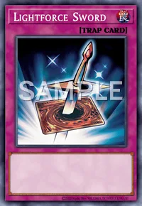 Lightforce Sword, Yu-Gi-Oh! card, TRAP