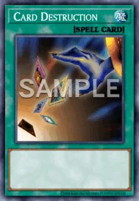 Card Destruction, Yu-Gi-Oh! card, SPELL