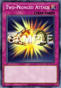 Two-Pronged Attack, Yu-Gi-Oh! card, TRAP