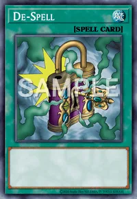De-Spell, Yu-Gi-Oh! card, SPELL