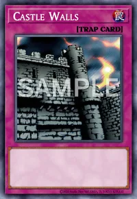 Castle Walls, Yu-Gi-Oh! card, TRAP