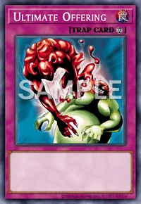 Ultimate Offering, Yu-Gi-Oh! card, TRAP