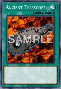 Ancient Telescope, Yu-Gi-Oh! card, SPELL