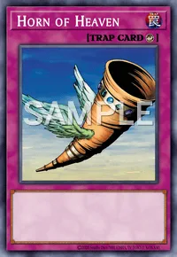 Horn of Heaven, Yu-Gi-Oh! card, TRAP
