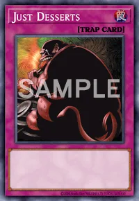 Just Desserts, Yu-Gi-Oh! card, TRAP