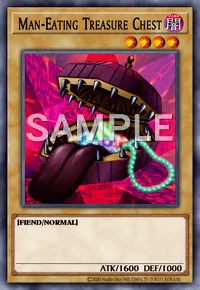 Man-Eating Treasure Chest, Yu-Gi-Oh! card, DARK