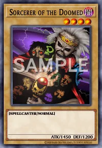 Sorcerer of the Doomed, Yu-Gi-Oh! card, DARK