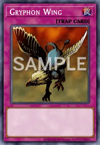 Gryphon Wing, Yu-Gi-Oh! card, TRAP