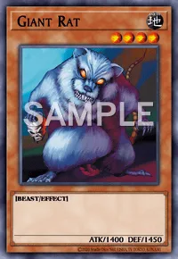 Giant Rat, Yu-Gi-Oh! card, EARTH