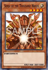 Senju of the Thousand Hands, Yu-Gi-Oh! card, LIGHT