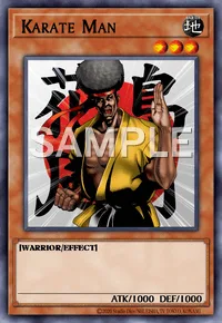 Karate Man, Yu-Gi-Oh! card, EARTH