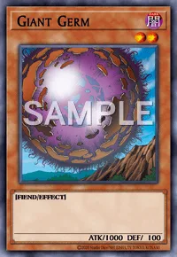 Giant Germ, Yu-Gi-Oh! card, DARK