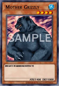 Mother Grizzly, Yu-Gi-Oh! card, WATER