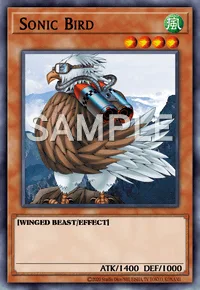 Sonic Bird, Yu-Gi-Oh! card, WIND