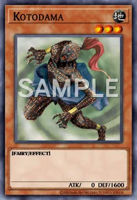 Kotodama, Yu-Gi-Oh! card, EARTH