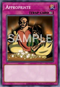 Appropriate, Yu-Gi-Oh! card, TRAP