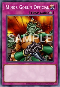 Minor Goblin Official, Yu-Gi-Oh! card, TRAP
