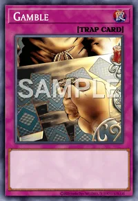 Gamble, Yu-Gi-Oh! card, TRAP