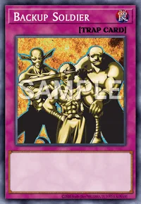 Backup Soldier, Yu-Gi-Oh! card, TRAP