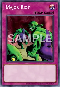 Major Riot, Yu-Gi-Oh! card, TRAP