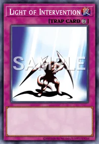 Light of Intervention, Yu-Gi-Oh! card, TRAP