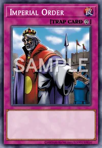 Imperial Order, Yu-Gi-Oh! card, TRAP