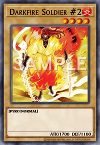 Darkfire Soldier #2, Yu-Gi-Oh! card, FIRE