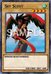 Sky Scout, Yu-Gi-Oh! card, WIND