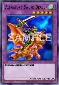Alligator's Sword Dragon, Yu-Gi-Oh! card, WIND