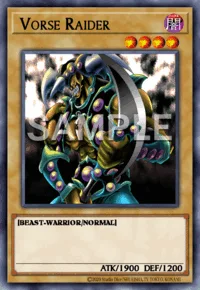 Vorse Raider, Yu-Gi-Oh! card, DARK