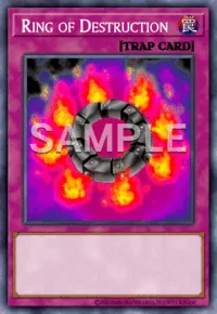 Ring of Destruction, Yu-Gi-Oh! card, TRAP