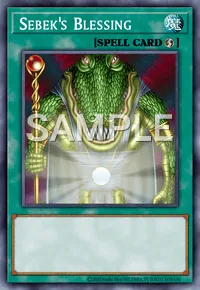 Sebek's Blessing, Yu-Gi-Oh! card, SPELL