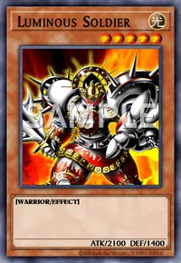 Luminous Soldier, Yu-Gi-Oh! card, LIGHT