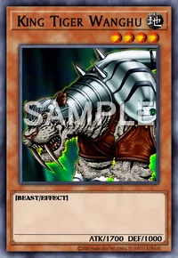 King Tiger Wanghu, Yu-Gi-Oh! card, EARTH
