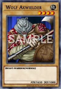 Wolf Axwielder, Yu-Gi-Oh! card, EARTH