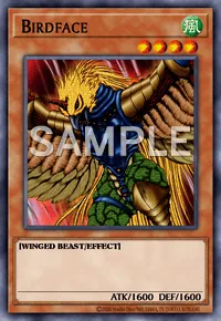 Birdface, Yu-Gi-Oh! card, WIND