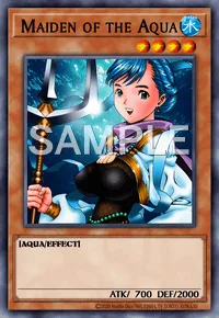 Maiden of the Aqua, Yu-Gi-Oh! card, WATER