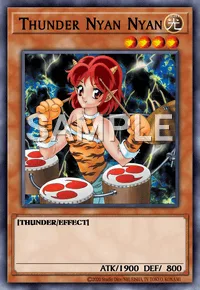 Thunder Nyan Nyan, Yu-Gi-Oh! card, LIGHT