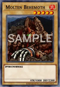 Molten Behemoth, Yu-Gi-Oh! card, FIRE