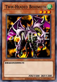 Twin-Headed Behemoth, Yu-Gi-Oh! card, WIND