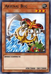 Arsenal Bug, Yu-Gi-Oh! card, EARTH