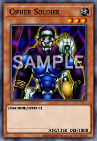 Cipher Soldier (Updated from: Kinetic Soldier), Yu-Gi-Oh! card, EARTH