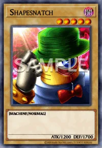 Shapesnatch, Yu-Gi-Oh! card, DARK