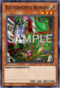 Electromagnetic Bagworm, Yu-Gi-Oh! card, LIGHT