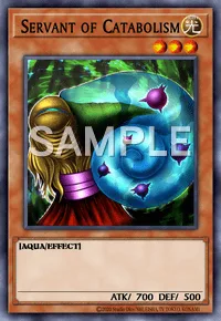 Servant of Catabolism, Yu-Gi-Oh! card, LIGHT