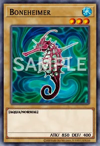 Boneheimer, Yu-Gi-Oh! card, WATER