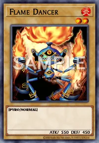 Flame Dancer, Yu-Gi-Oh! card, FIRE