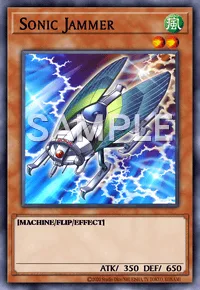 Sonic Jammer, Yu-Gi-Oh! card, WIND