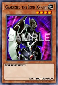 Gearfried the Iron Knight, Yu-Gi-Oh! card, EARTH