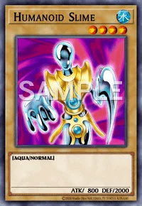 Humanoid Slime, Yu-Gi-Oh! card, WATER